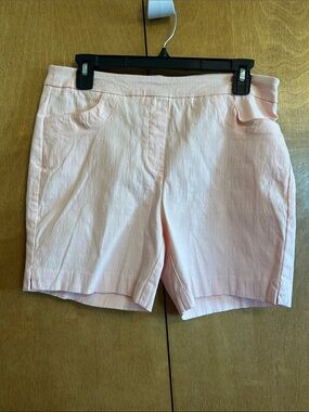 Jenna Rose Women's Light Peach Rayon Blend Shorts